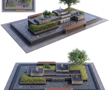 Modern Rockery Waterscape-ID:930298091