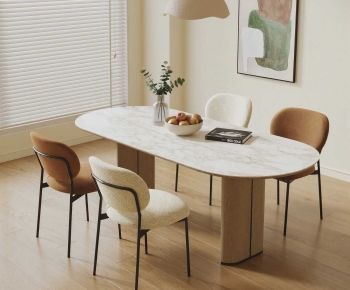 Modern Dining Table And Chairs-ID:782079947