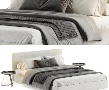 Modern Double Bed-ID:556870947