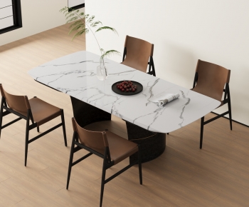 Modern Dining Table And Chairs-ID:720433952
