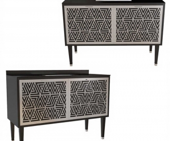 New Chinese Style Bathroom Cabinet-ID:666690119