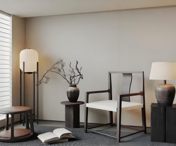 New Chinese Style Lounge Chair-ID:939955006