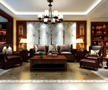 American Style A Living Room-ID:346874003