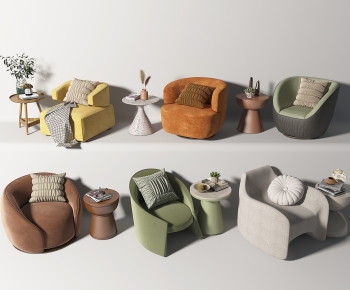 Modern Single Sofa-ID:327333938