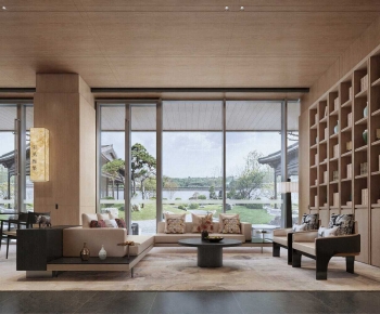 New Chinese Style Rest Area-ID:714786054