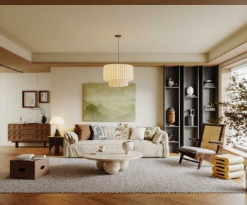 Modern A Living Room-ID:566042903