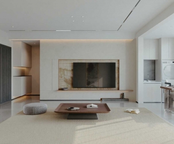 New Chinese Style A Living Room-ID:919458987