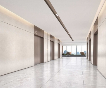 Modern Corridor/elevator Hall-ID:466941129
