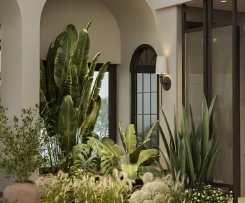 Modern Plant Landscaping-ID:163629067