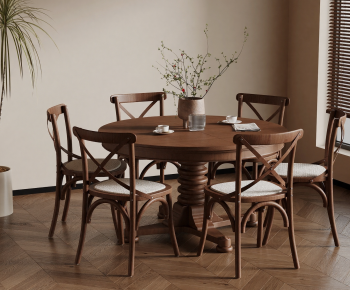 Modern Dining Table And Chairs-ID:884599928