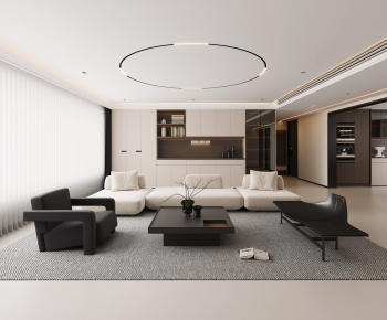 Modern A Living Room-ID:598138095