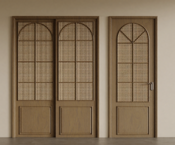 Wabi-sabi Style Single Door-ID:638907913