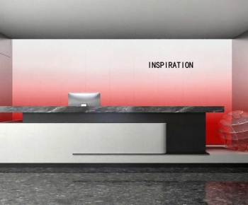Modern Reception Desk-ID:821249961