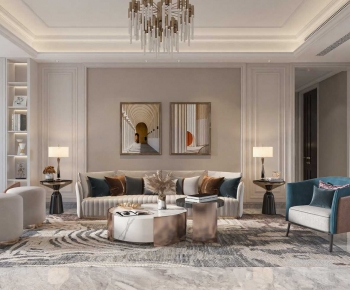 American Style A Living Room-ID:618345023