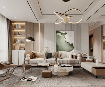 Modern A Living Room-ID:317857984