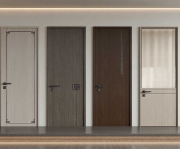 New Chinese Style Single Door-ID:921883115