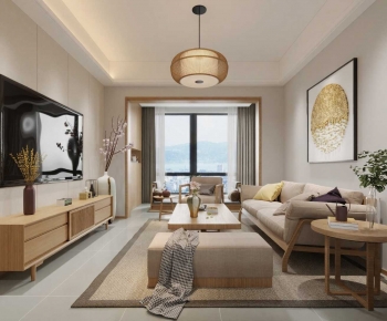 Japanese Style A Living Room-ID:882041933