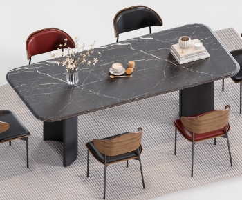 Modern Dining Table And Chairs-ID:726835016