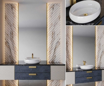Modern Bathroom Cabinet-ID:898256063