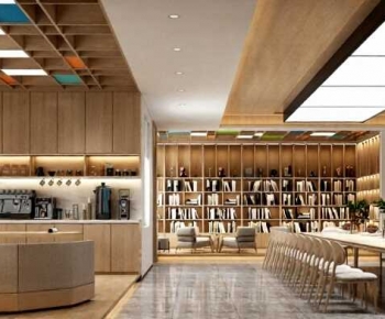New Chinese Style Bookstore Book Bar-ID:342206001