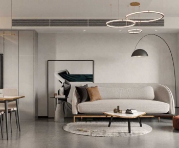 Modern A Living Room-ID:622700932