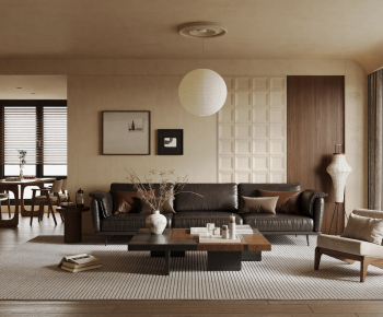 Modern A Living Room-ID:615936999