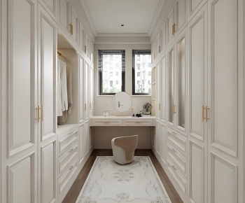 French Style Clothes Storage Area-ID:640111922