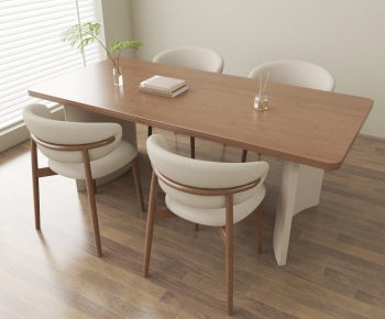 Modern Dining Table And Chairs-ID:154212952