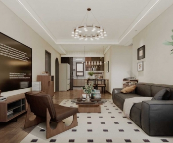 Modern A Living Room-ID:673938995