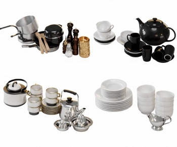 Modern Cutlery/tea Set-ID:254684931