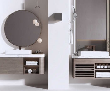 Modern Bathroom Cabinet-ID:153291948