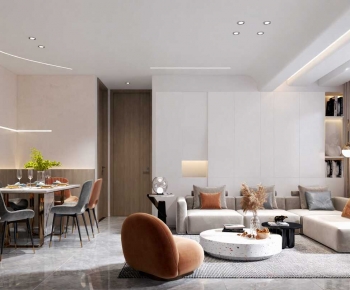 Modern A Living Room-ID:543083912