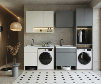 Modern Laundry Cabinet-ID:328378922