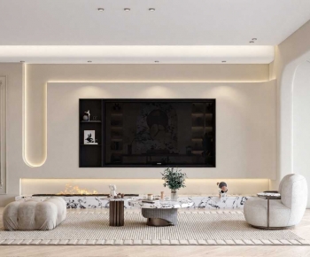 Modern A Living Room-ID:699179891