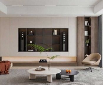 Modern A Living Room-ID:987906935