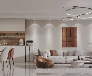 Modern A Living Room-ID:658020977