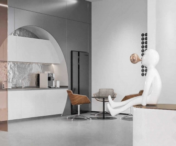 Modern Office Reception Desk-ID:315663107