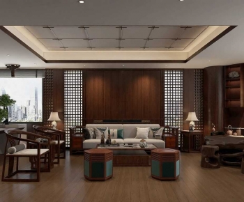 New Chinese Style Manager's Office-ID:953936101