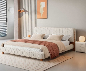 Modern Double Bed-ID:498271941