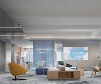 Modern Office Reception Desk-ID:889753108