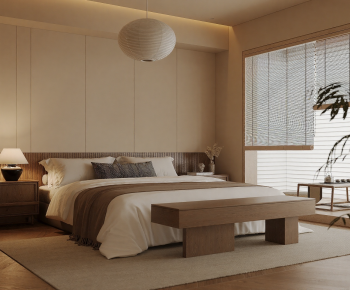 Wabi-sabi Style Bedroom-ID:333750018