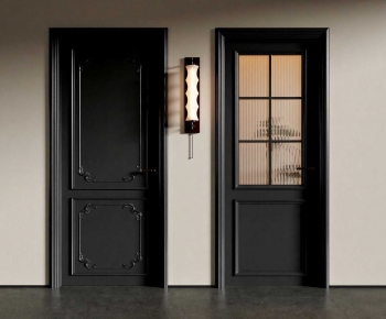 French Style Single Door-ID:913550967