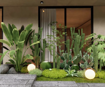 Modern Plant Pile-ID:624690171