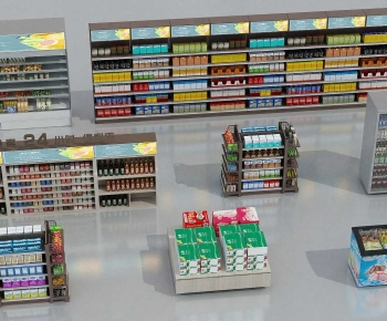 Modern Supermarket Shelf-ID:100832944
