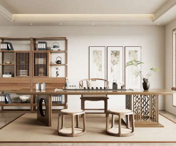 New Chinese Style Tea House-ID:945246932