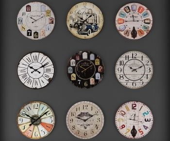 American Style Wall Clock-ID:436033963