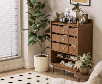 Wabi-sabi Style Chest Of Drawers-ID:976003898