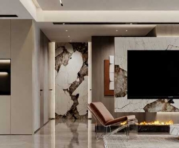 Modern A Living Room-ID:892209055