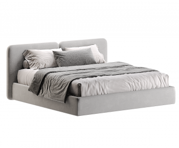 Modern Double Bed-ID:492856986