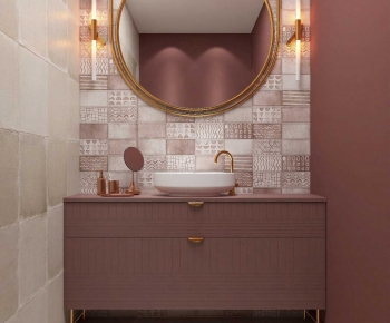 Modern Bathroom Cabinet-ID:462937121